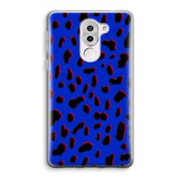 Blue Leopard: Honor 6X Transparant Hoesje