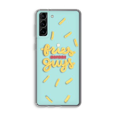 Always fries: Samsung Galaxy S21 Plus Transparant Hoesje