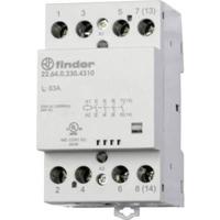 Finder 22.64.0.024.4710 Contactor 3x NO, 1x NC 24 V/DC, 24 V/AC 63 A 1 stuk(s)