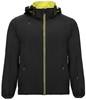 Roly RY6428 Siberia Softshell Jacket - Black 02/Lime Punch 235 - XXL