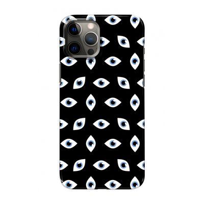 Eyes pattern: Volledig geprint iPhone 12 Hoesje
