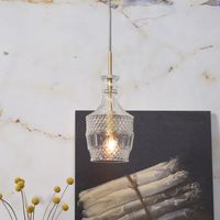 its about RoMi Hanglamp Brussels Recht, Glas - Goud - thumbnail