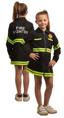 Brandweer jurkje kind Zwart