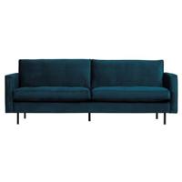 BePureHome Rodeo Classic 2,5-zitsbank - Velvet - Blauw - thumbnail