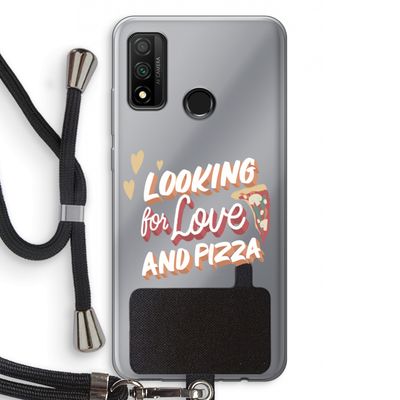 Pizza is the answer: Huawei P Smart (2020) Transparant Hoesje met koord
