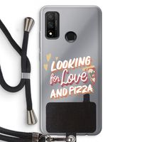 Pizza is the answer: Huawei P Smart (2020) Transparant Hoesje met koord
