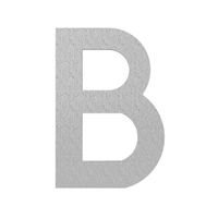 RVS 9 cm, letter B - thumbnail