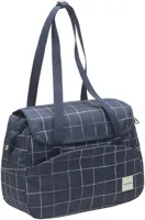 Enkele fietstas / schoudertas New Looxs Tosca - 16 liter - check blue