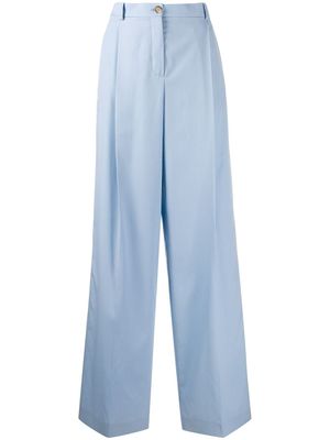 Nina Ricci pantalon extra évasé oversize - Bleu