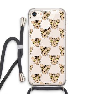 Tijger: iPhone 7 Transparant Hoesje met koord