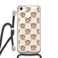 Tijger: iPhone 7 Transparant Hoesje met koord