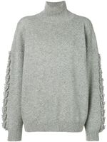 Barrie pull en cachemire à col roulé - Gris