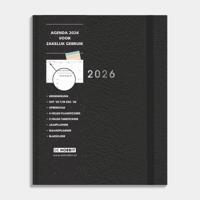 A5 Zakenagenda 2026 Zwart Luxe
