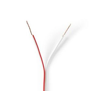 Nedis CAGW0350WT1000 audio kabel 100 m Rood, Wit