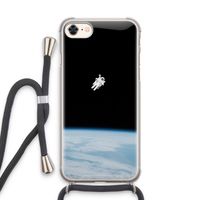 Alone in Space: iPhone 7 Transparant Hoesje met koord