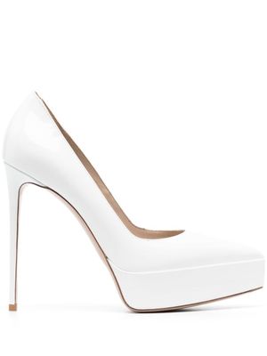 Le Silla escarpins Uma 130 mm en cuir - Blanc