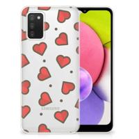 Samsung Galaxy A03S | TPU bumper | Hearts