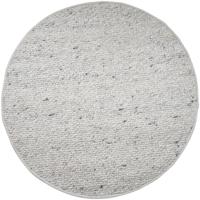 Vloerkleed Steve Licht Grijs Rond ø160 cm