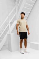 Under Armour Tech Textured Woven Zomerset Heren Beige/Zwart - Maat S - Kleur: BeigeZwart | Soccerfanshop