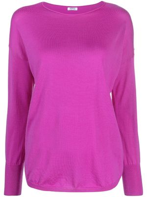 ASPESI pull léger en laine vierge - Violet