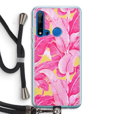 Pink Banana: Huawei P20 Lite (2019) Transparant Hoesje met koord