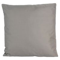 1x Grote bank/sier kussens voor binnen en buiten in de kleur grijs 60 x 60 cm