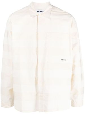 Sunnei chemise en coton à rayures - Tons neutres