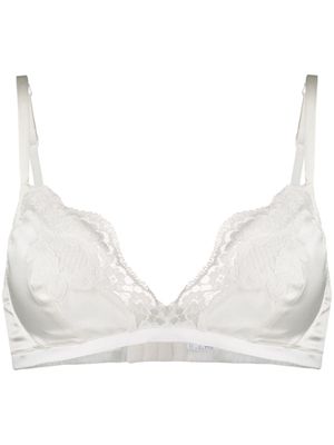 Dolce & Gabbana soutien-gorge à empiècements en dentelle - Blanc