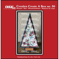 Crealies • create a box kerstboom doosje
