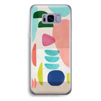 Bold Rounded Shapes: Samsung Galaxy S8 Plus Transparant Hoesje