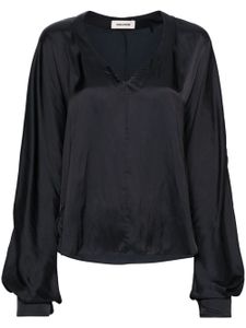 Zadig&Voltaire blouse Tonastir en satin - Noir