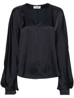 Zadig&Voltaire blouse Tonastir en satin - Noir