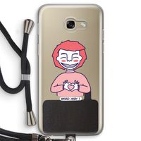 Hartje: Samsung Galaxy A5 (2017) Transparant Hoesje met koord