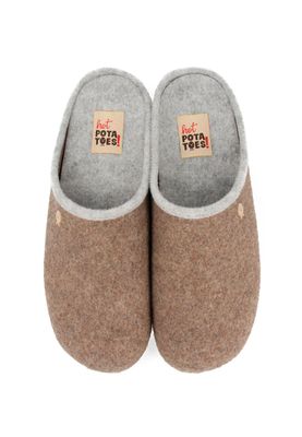 Hot Potatoes Pantoffels Labinsk 60742 Bruin-41 maat 41