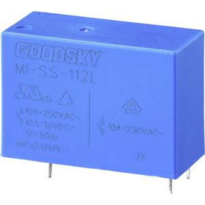 GoodSky MI-SS-112L Printrelais 12 V/DC 10 A 1x wisselcontact 1 stuk(s) Tube