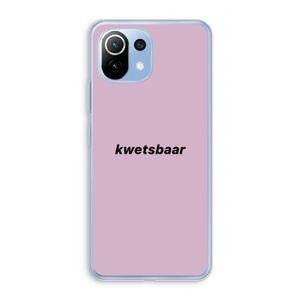 kwetsbaar: Xiaomi Mi 11 Lite Transparant Hoesje