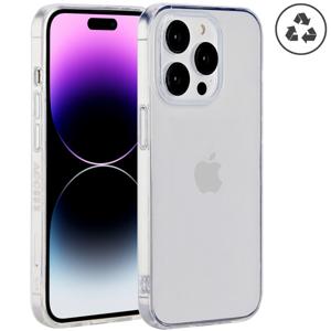 Accezz 100% Recycled Clear Backcover iPhone 14 Pro Telefoonhoesje Transparant