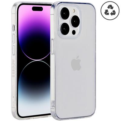 Accezz100% Recycled Clear Backcover iPhone 14 Pro Telefoonhoesje Transparant
