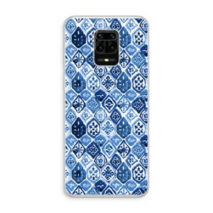 Blauw motief: Xiaomi Redmi Note 10 Lite Transparant Hoesje