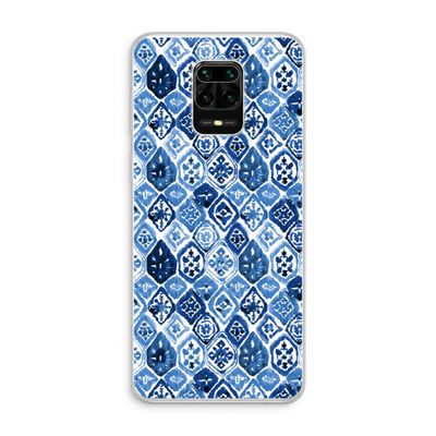 Blauw motief: Xiaomi Redmi Note 10 Lite Transparant Hoesje