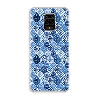 Blauw motief: Xiaomi Redmi Note 10 Lite Transparant Hoesje
