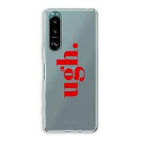 Ugh: Sony Xperia 5 III Transparant Hoesje