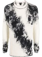 Avant Toi tie-dye pattern chunky-knit jumper - Tons neutres