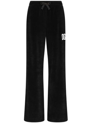 Dolce & Gabbana DGVIB3 pantalon de jogging à logo imprimé - Noir