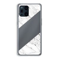 Biggest stripe: Oppo Find X3 Transparant Hoesje