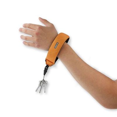 Carson drijvende polsband voor 5 sleutels - zeegeel