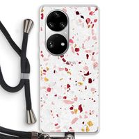 Terrazzo N°9: Huawei P50 Pro Transparant Hoesje met koord