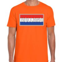 Holland landen t-shirt oranje heren