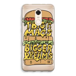 Big Macs Bigger Dreams: Xiaomi Redmi 5 Transparant Hoesje