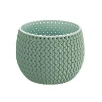 Prosperplast Bloempot Splofy - mintgroen - 1400 ml - D18 cm - kunststof - binnen/buiten
